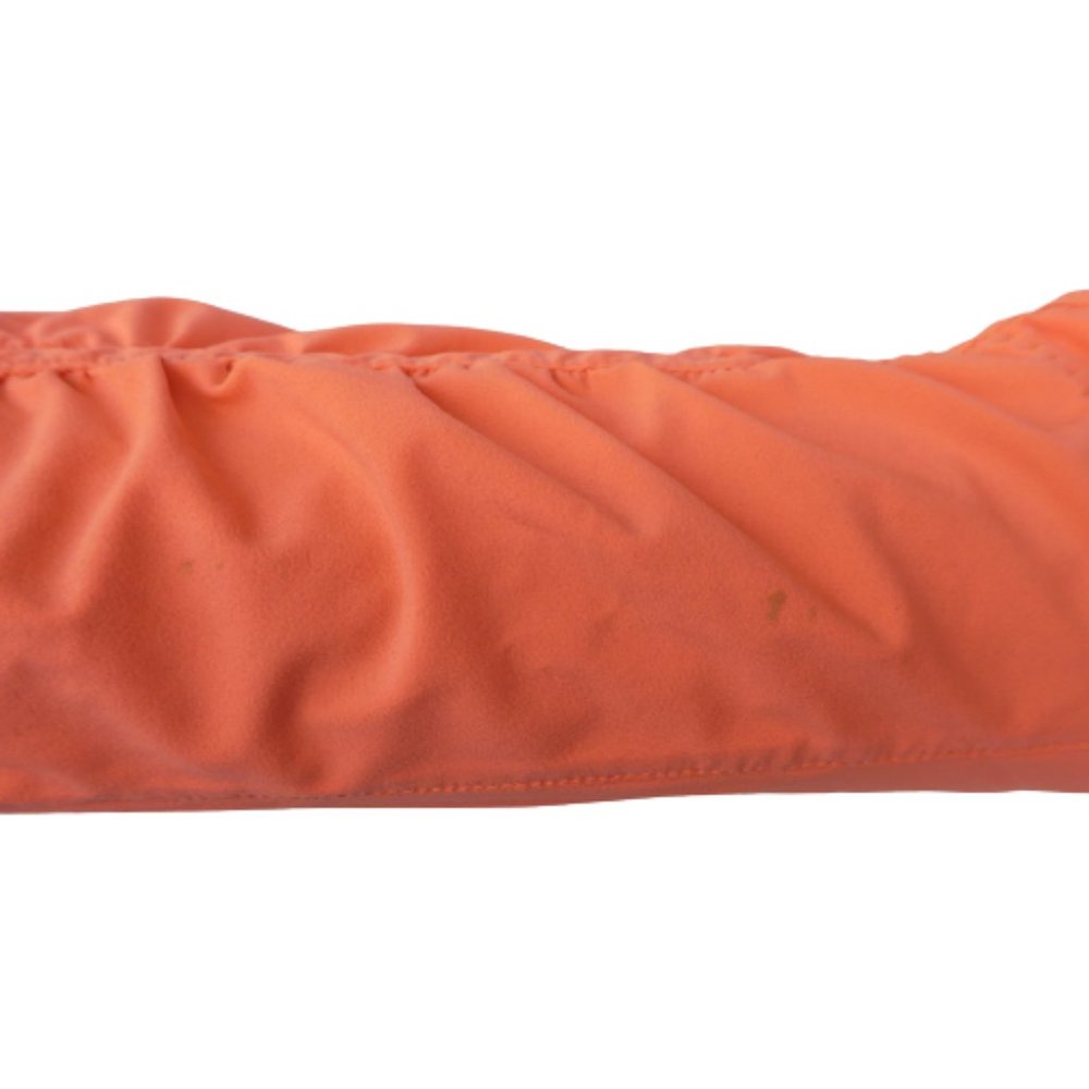 Lululemon Gather Me Slightly Jacket Neon Orange Zip Packable Hood Drawcord 2 - Picture 7 of 8